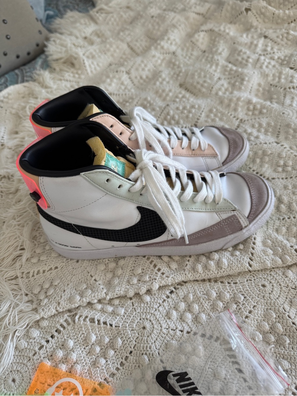 Nike Women’s Limited Edition White High-Top Sneakers
